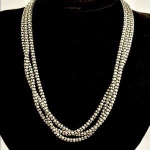 SILPADA Sterling Silver Popcorn Necklace N1108 NIB